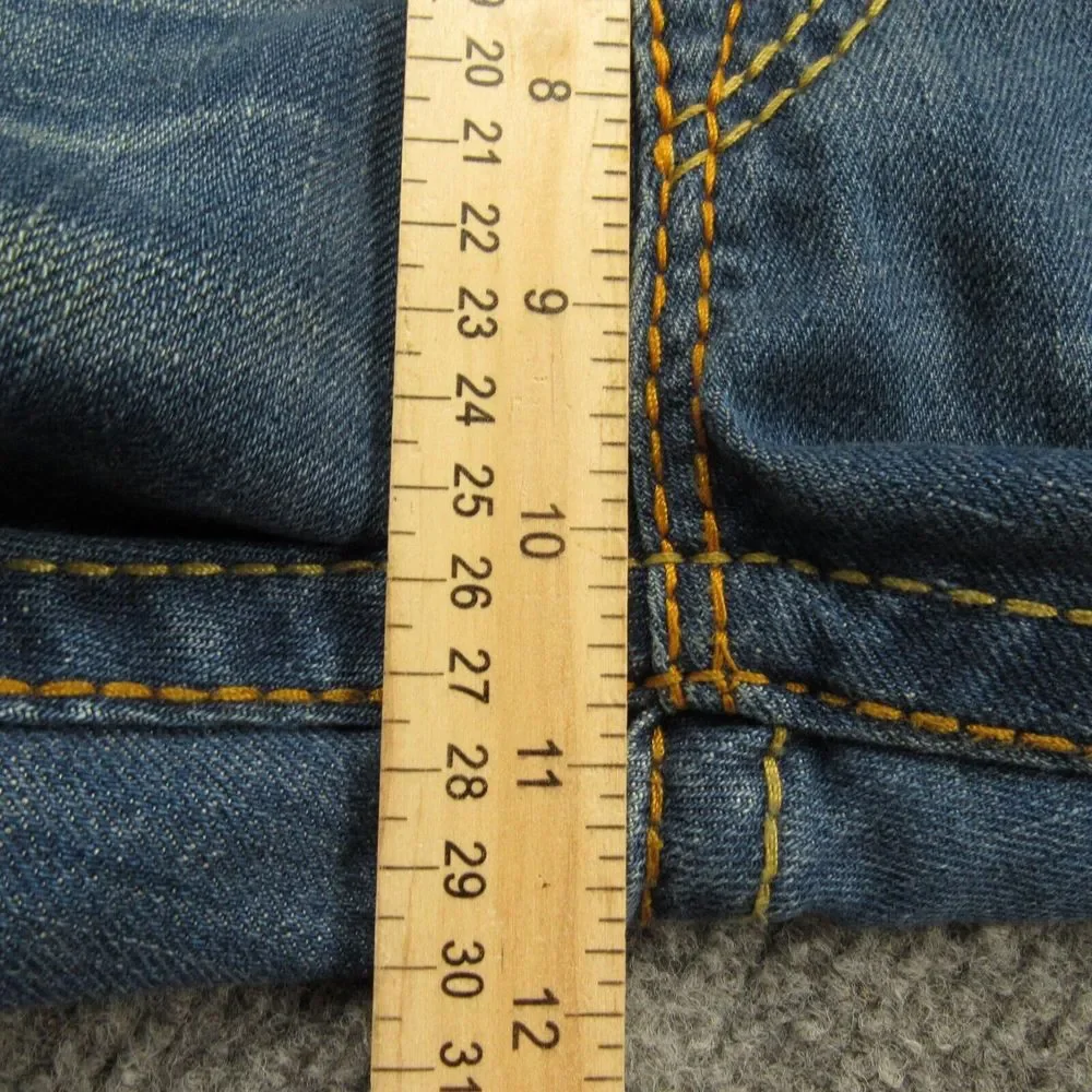 True Religion Jeans‎ Men 38x32 Skinny Denim Flap Pocket Y2k CXLM Dragonfish